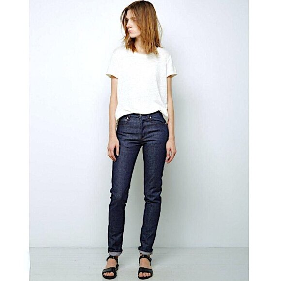 A.P.C. Petit New Standard Straight Slim Japanese Selvedge Denim Jeans - Picture 1 of 11